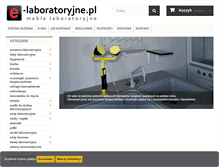 Tablet Screenshot of e-laboratoryjne.pl